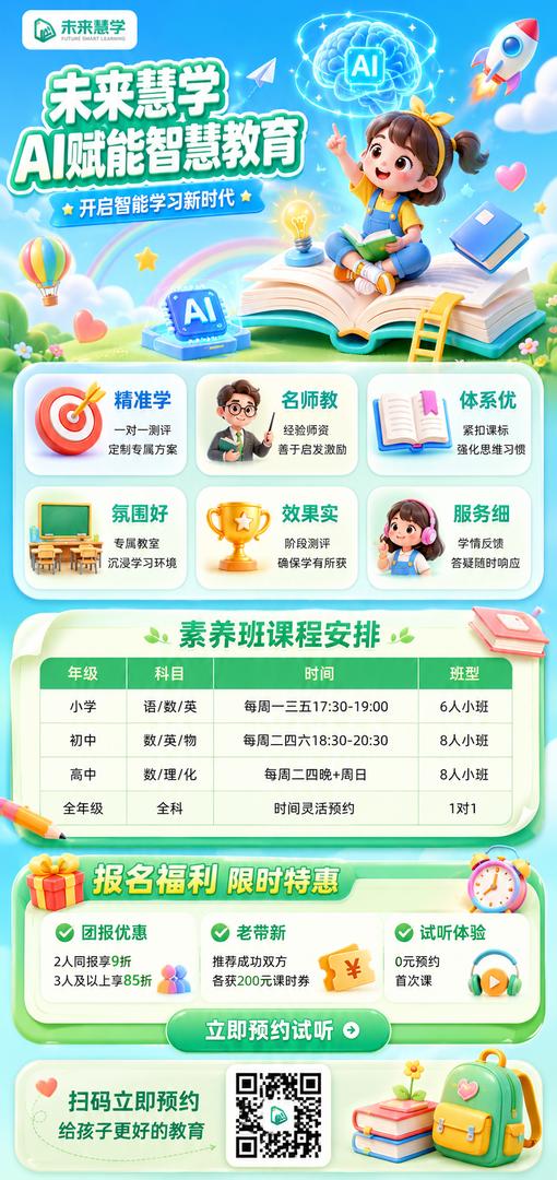 未来慧学宣传 H5